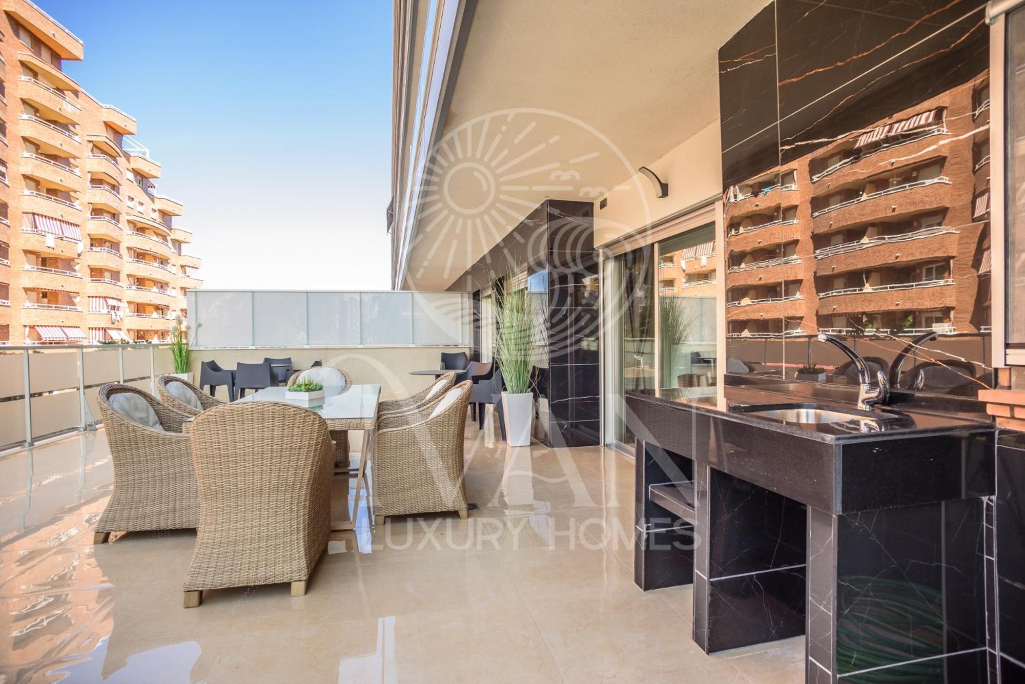Casa Nicole - Iván Luxury Homes - SEMIFRONTAL - 10ª Planta - Sur- 1ª Linea de Playa Oropesa del Mar Esterno foto